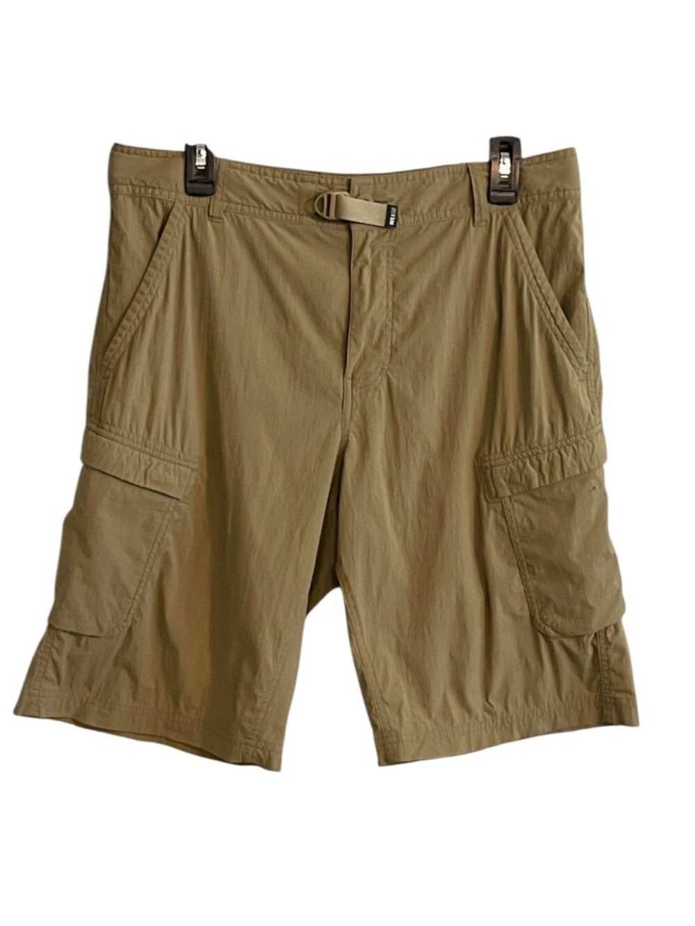 Men’s REI CO-OP Sahara Cargo Shorts Army Green Size 34 Outdoor Hiking
